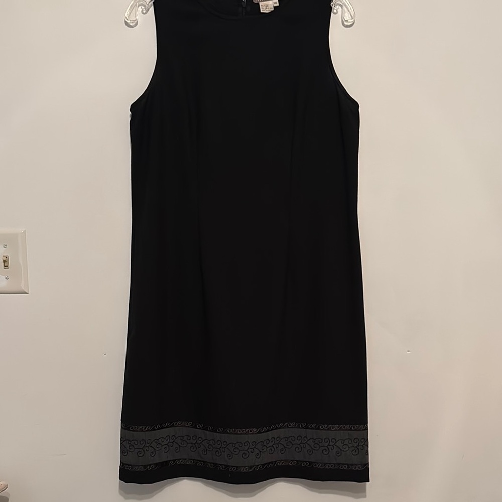 Black Sleeveless Sheath Mini Dress for Cocktail